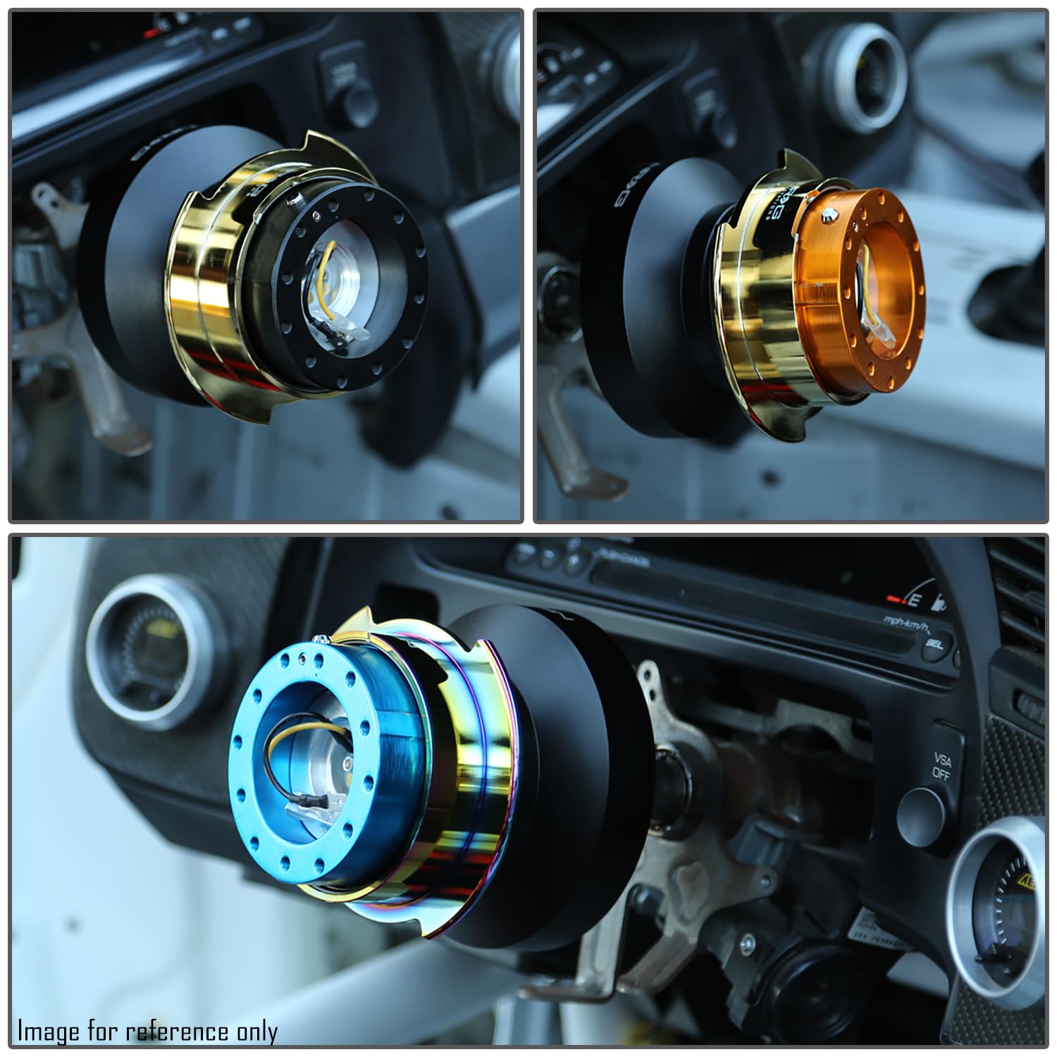 Amazon.com: NRG Innovations Racing Style Steering Wheel Short Hub